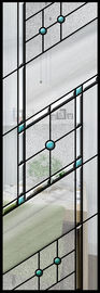 Penghematan Energi Dekorasi Art Glass Panel Bordir Kaca / Inlay Glass Sheets