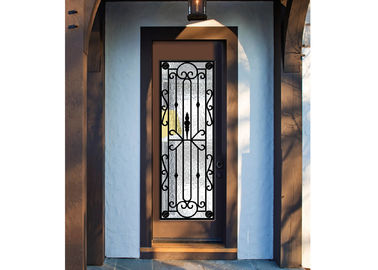 Agon Diisi 22 * ​​64 Inch Ukuran Pintu Interior Frosted Kaca Panel Dekorasi Tahan Lama