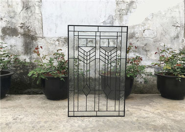 Shower Room Decorative Panel Glass 08&quot;*36&quot; Black  Patina Bevel Thickness 16-30 Mm