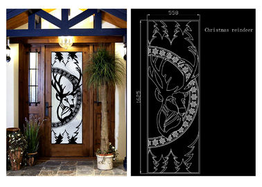 Modern Design Solid Wrought Iron Glass Agon Filled 22*64 inch Size Shaped
