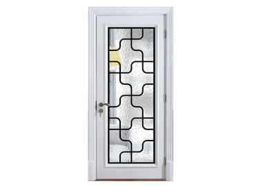 Panel Kaca Dekoratif Kustom Untuk Pintu Depan Menambahkan Gas E / Argon Rendah Untuk Gaya Apa Pun